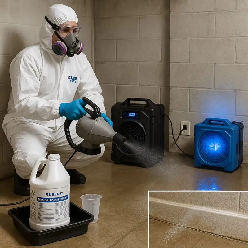 Sanitization and Odor Removal process in Merrimack, NH