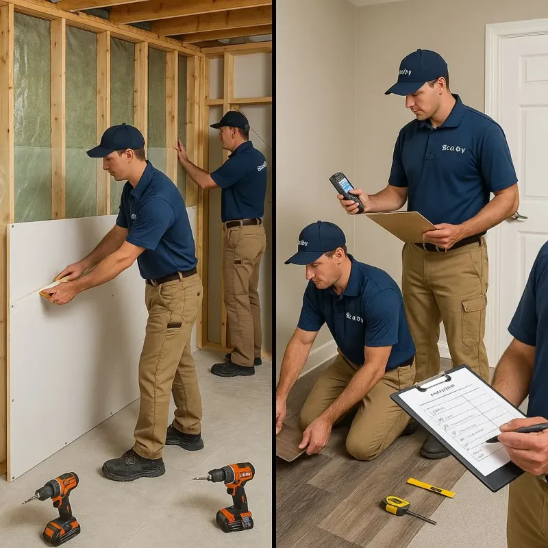 Repairs and Reconstruction process in Merrimack, NH